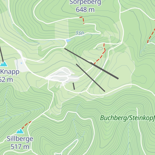 Map of Steinbergs Alm