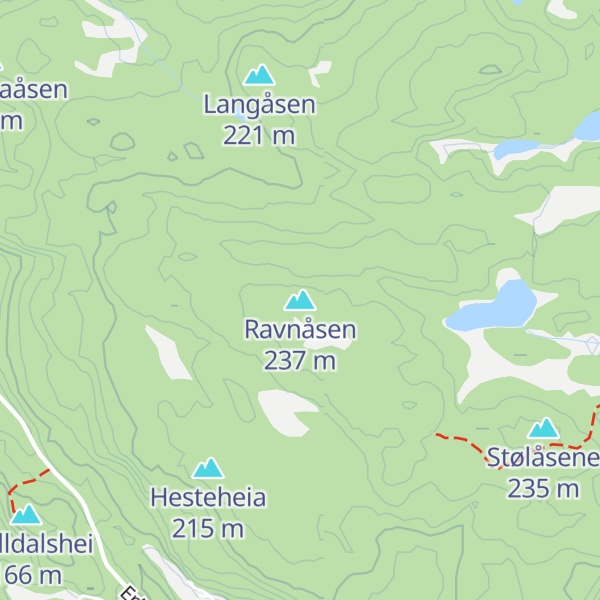 Map of Ravnåsen