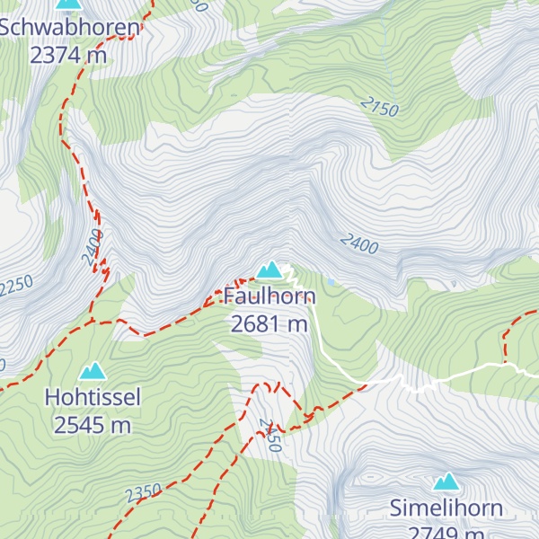 Map of Faulhorn