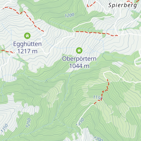 Map of Hinterpörtern