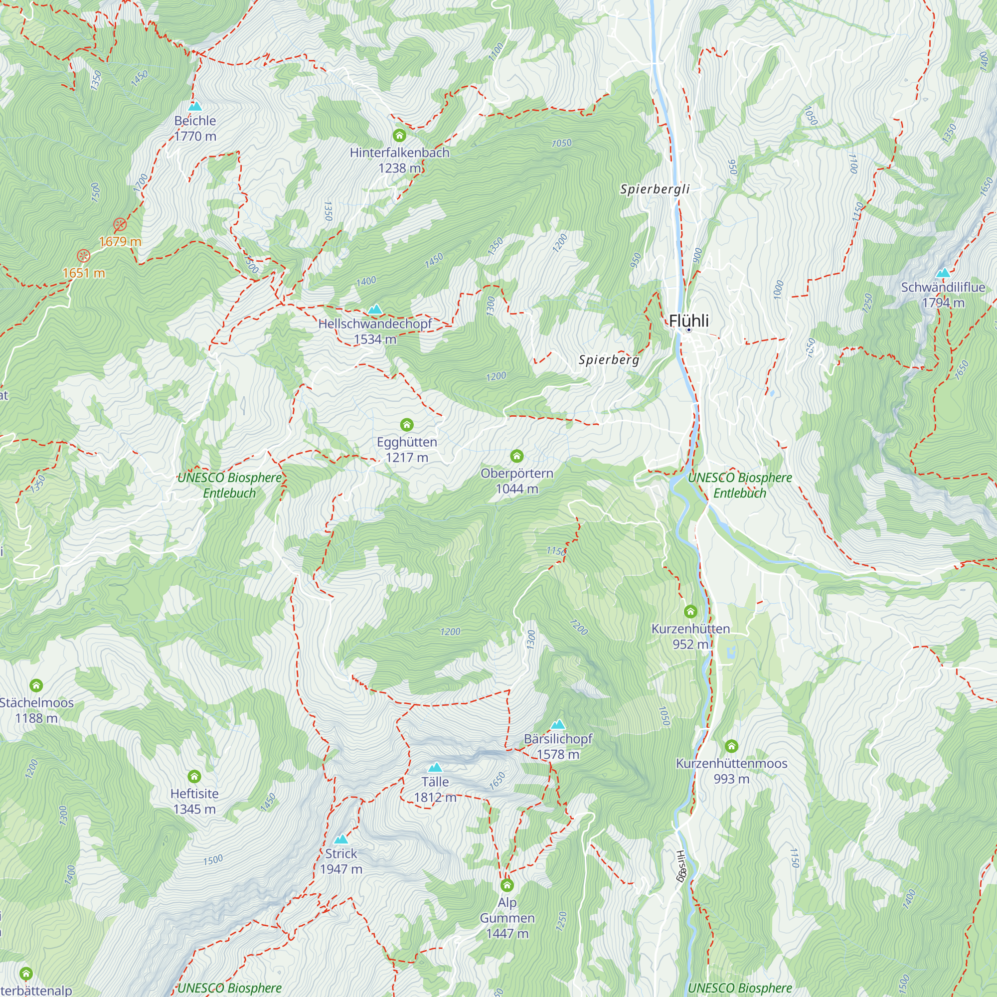 Hinterpörtern map