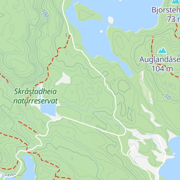 Map of Jerdalsheia
