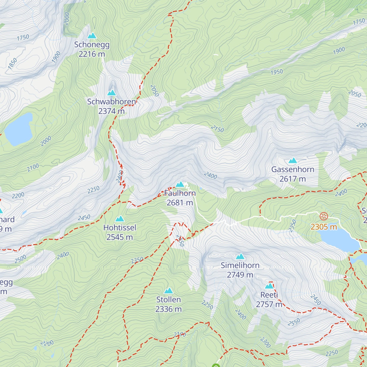 Berghotel Faulhorn map