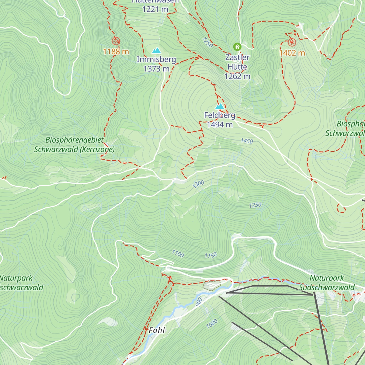 Berggasthof & Pension zur Todtnauer Hütte map