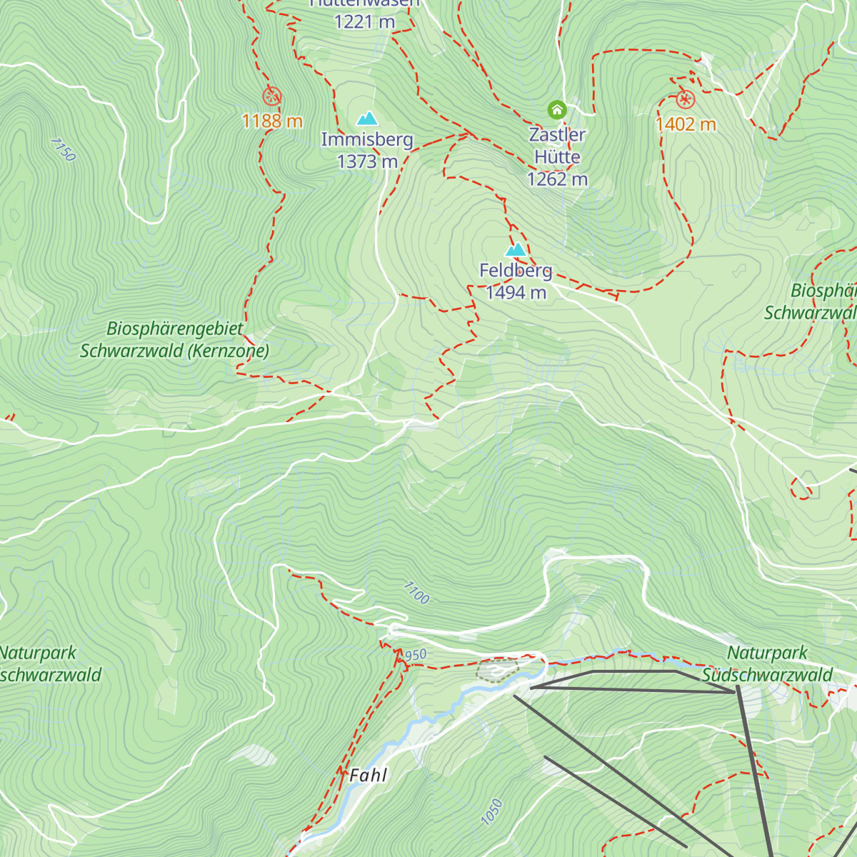 Berggasthof & Pension zur Todtnauer Hütte map