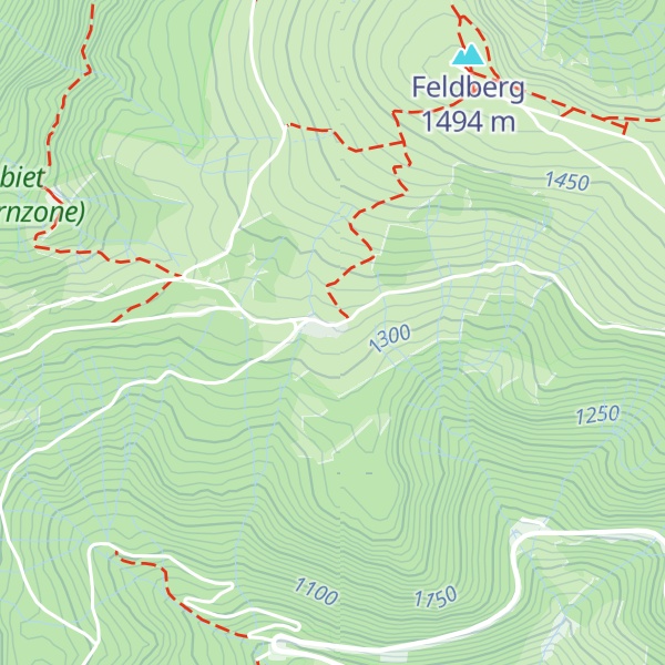 Map of Berggasthof & Pension zur Todtnauer Hütte