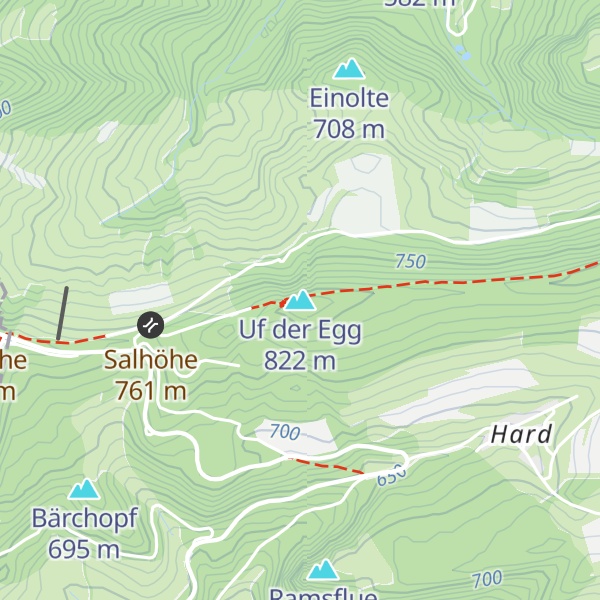 Map of Uf der Egg