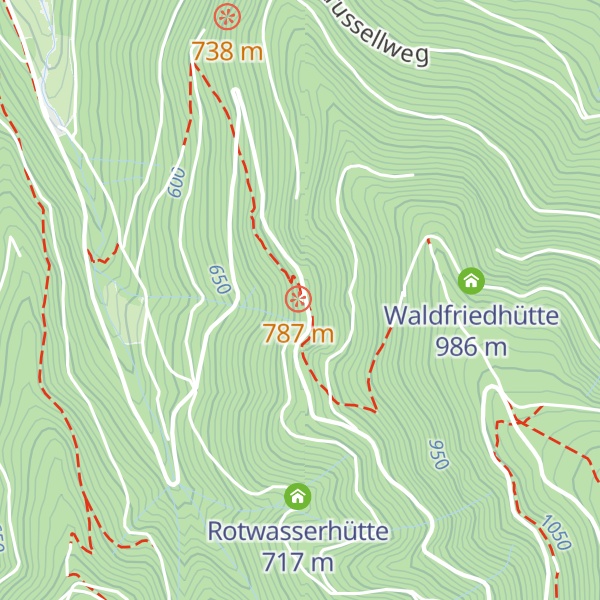 Map of Gaisfelsenhütte/Alois-Rohrauer-Hütte