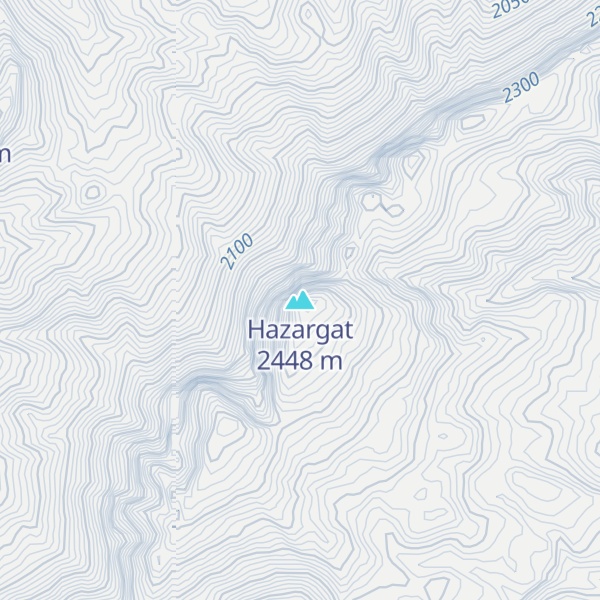 Map of Hazargat