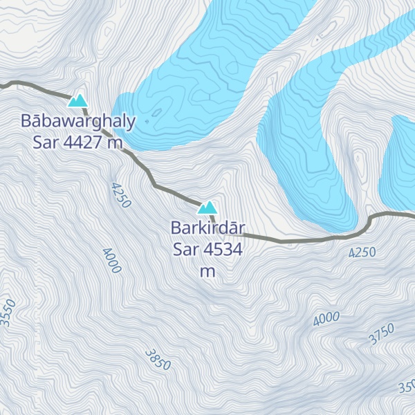 Map of Barkirdār Sar