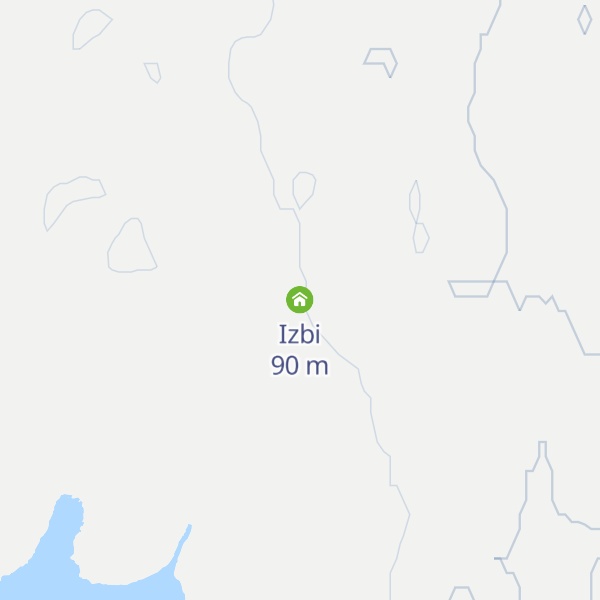 Map of Izbi