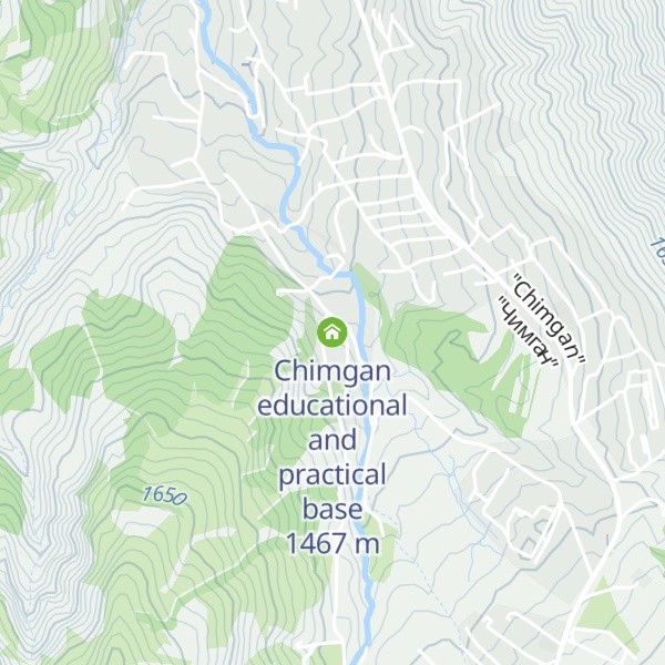 Map of Chimgan educational and practical base