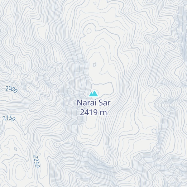 Map of Narai Sar