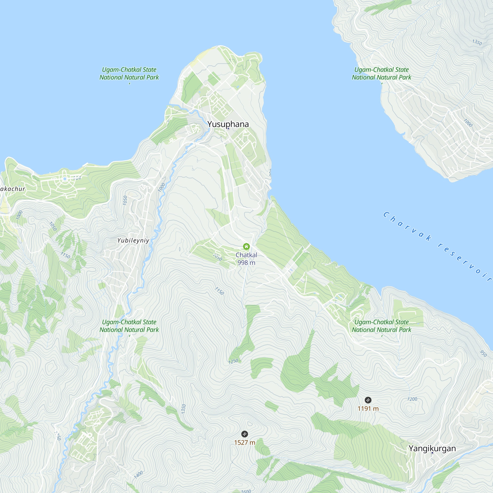 Chatkal map