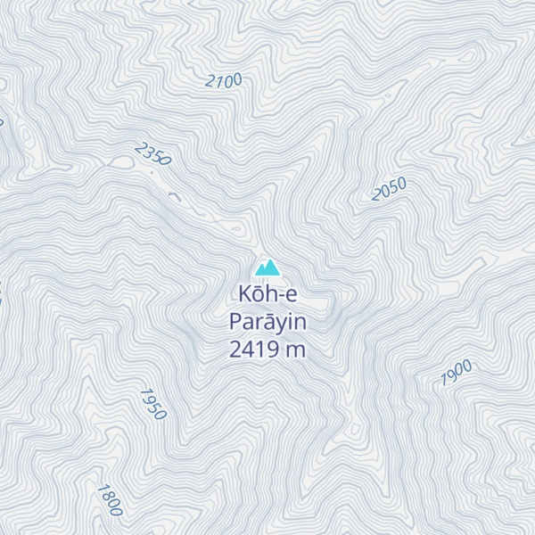 Map of Kōh-e Parāyin