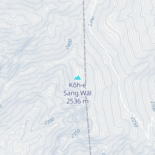Map of Kōh-e Sang Wāl