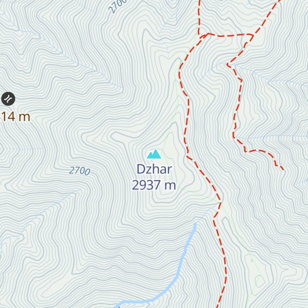 Map of Dzhar
