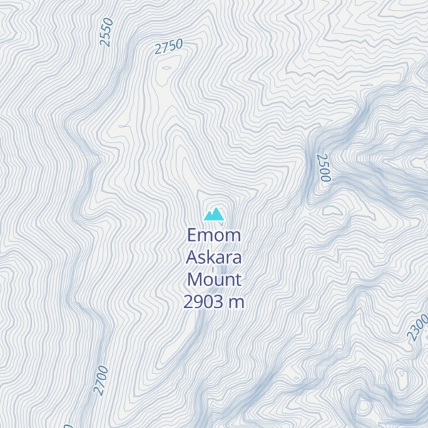 Map of Emom Askara Mount