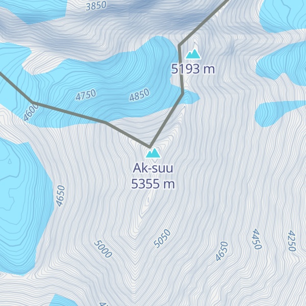 Map of Ak-suu