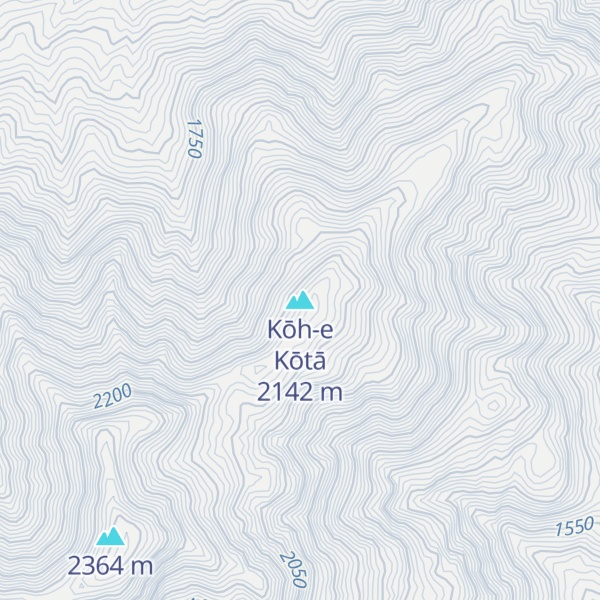 Map of Kōh-e Kōtā