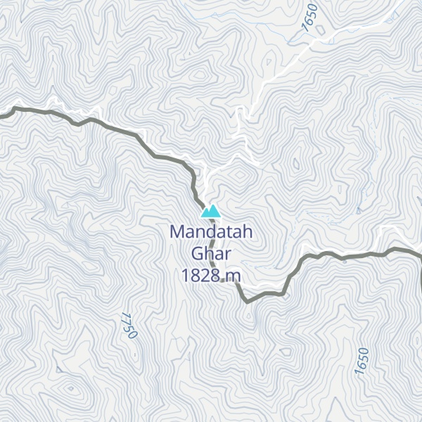 Map of Mandatah Ghar