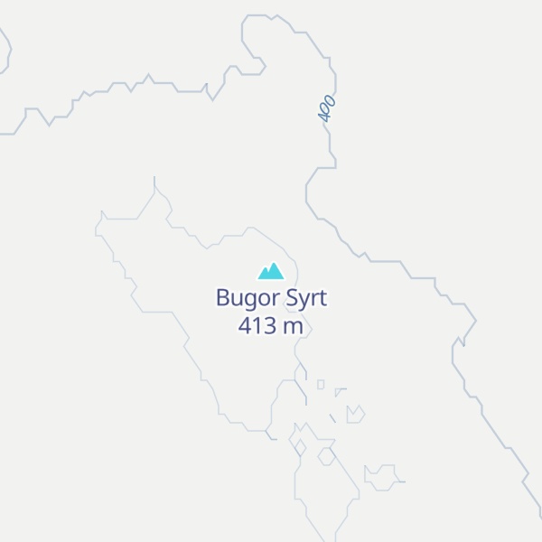 Map of Bugor Syrt