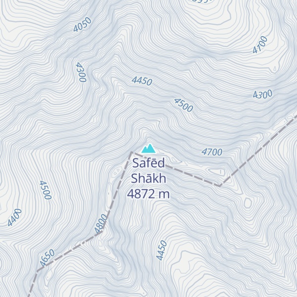 Map of Safēd Shākh