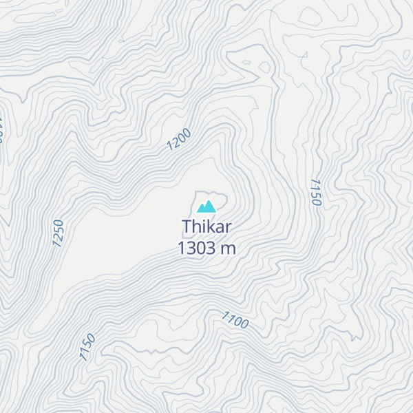 Map of Thikar