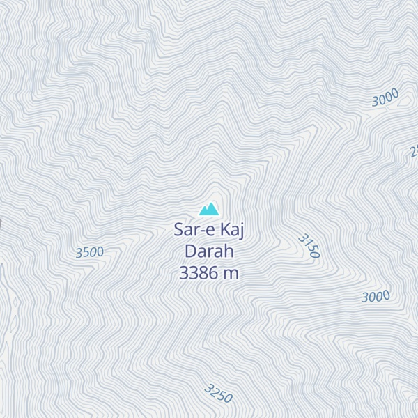 Map of Sar-e Kaj Darah