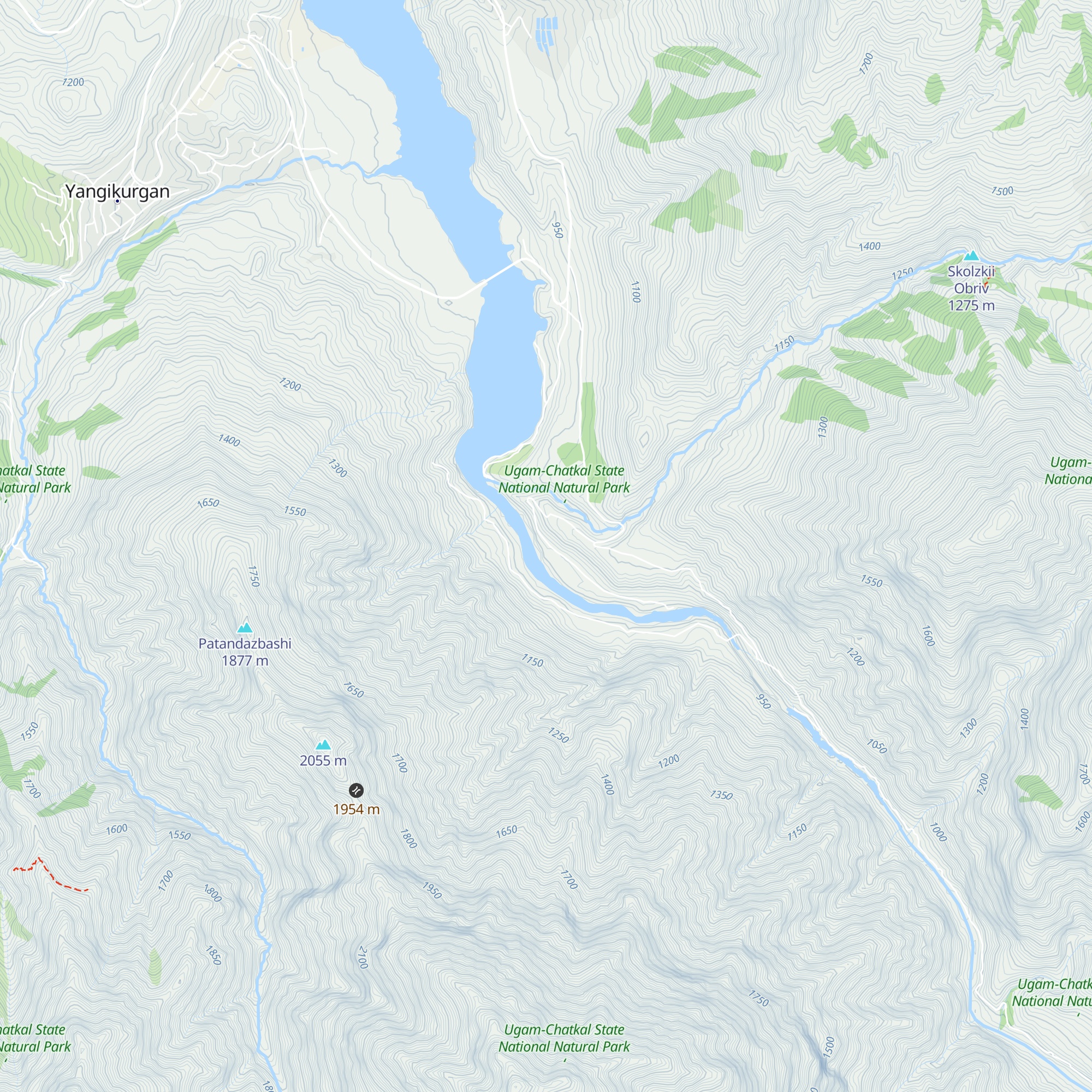 Shatcal Mountains Riverside Resort map