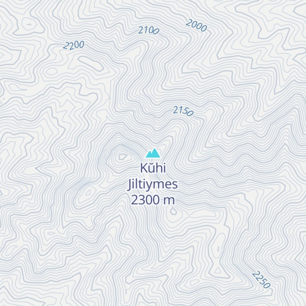 Map of Kŭhi Jiltiymes
