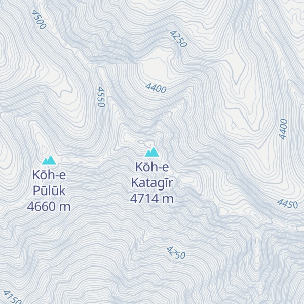 Map of Kōh-e Katagīr