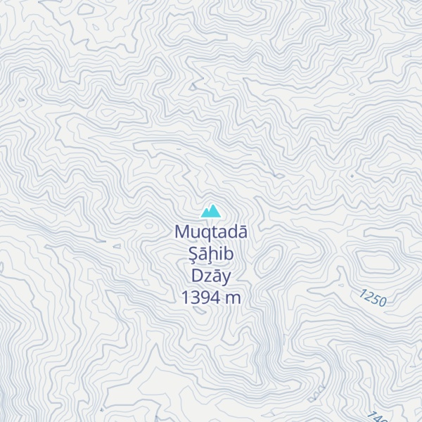 Map of Muqtadā Şāḩib Dzāy