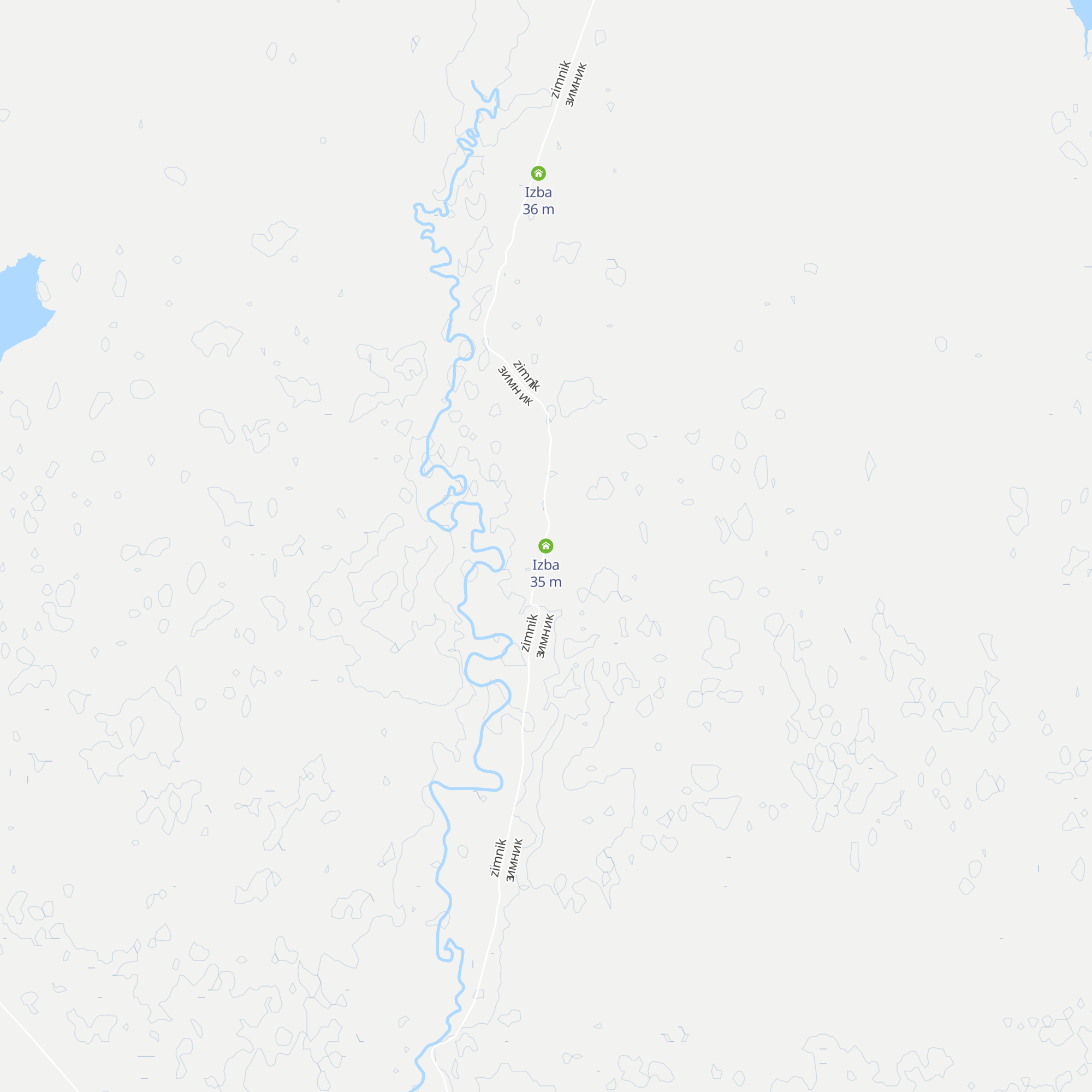 Izba map