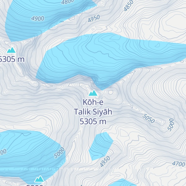 Map of Kōh-e Talik Siyāh