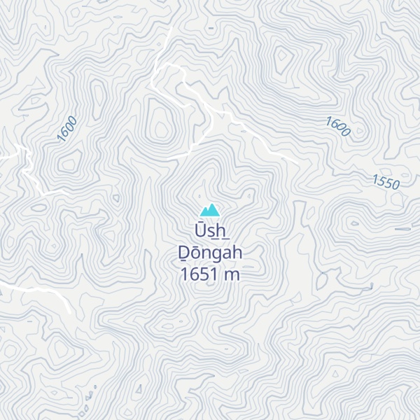 Map of Ūs̲h̲ Ḏōngah