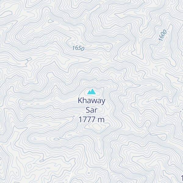 Map of Khaway Sar