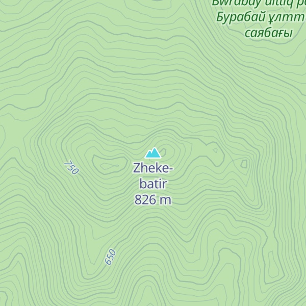 Map of Zheke-batir