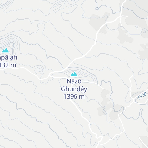 Map of Nāzō Ghunḏêy