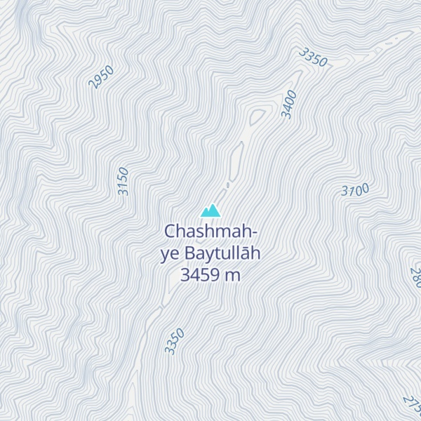 Map of Chashmah-ye Baytullāh