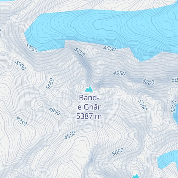 Map of Band-e Ghār