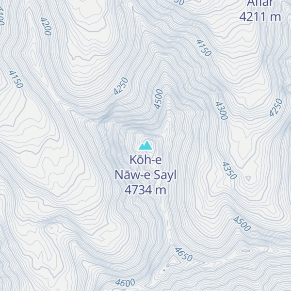 Map of Kōh-e Nāw-e Sayl
