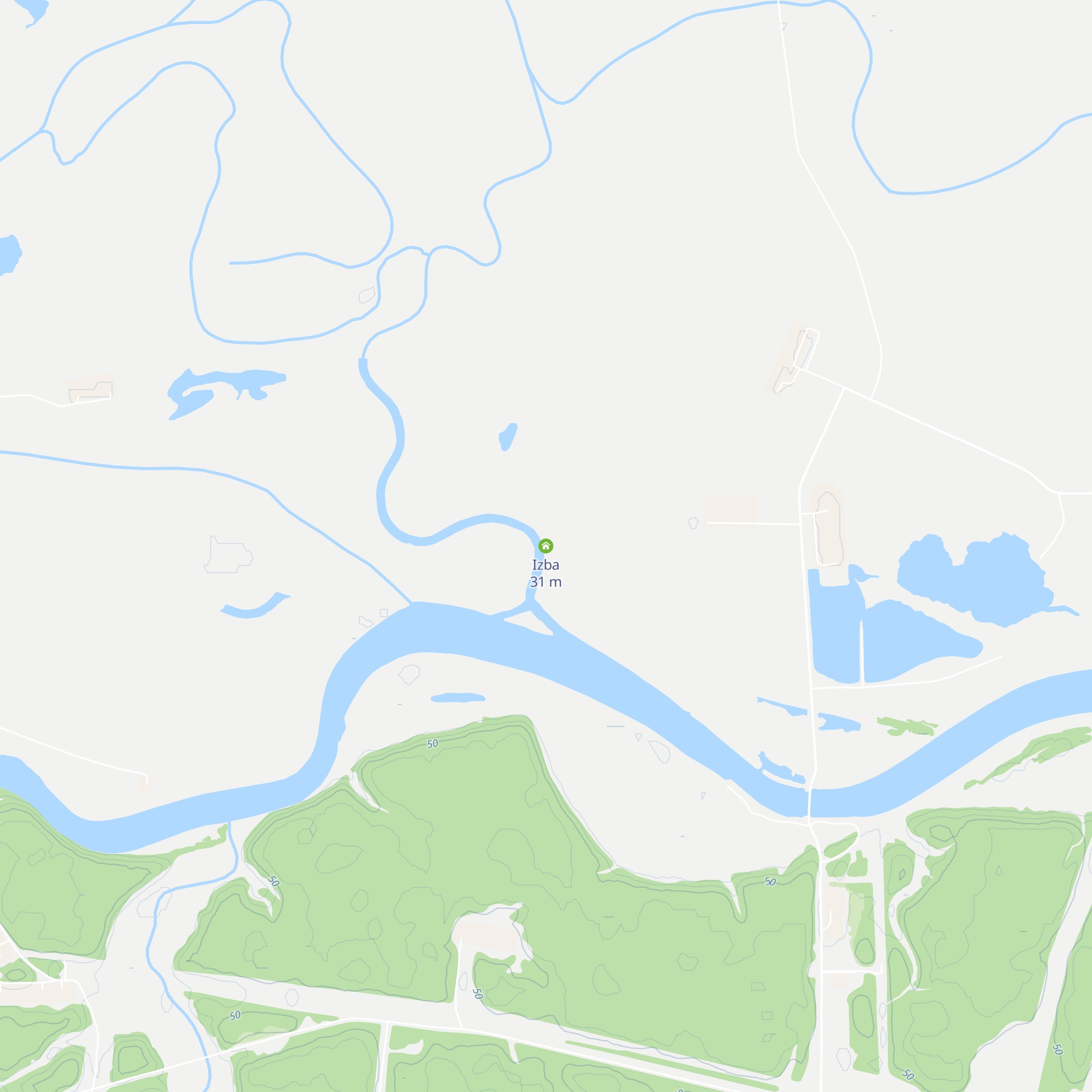 Izba map