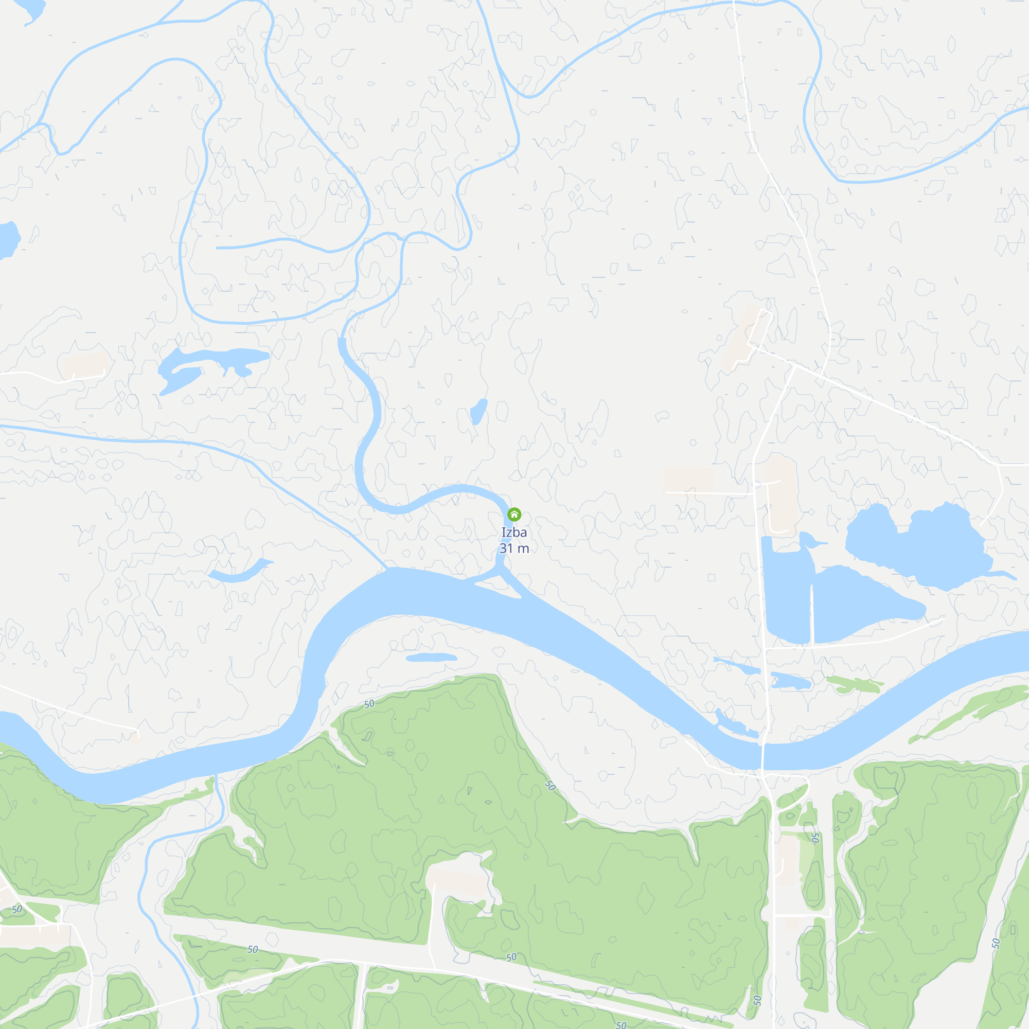 Izba map