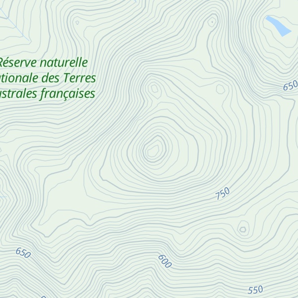 Map of Mont Wyville Thomson
