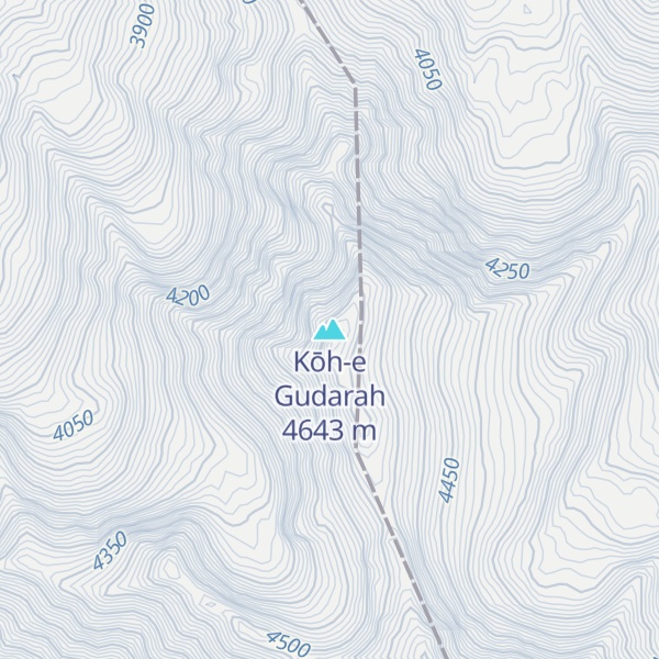 Map of Kōh-e Gudarah