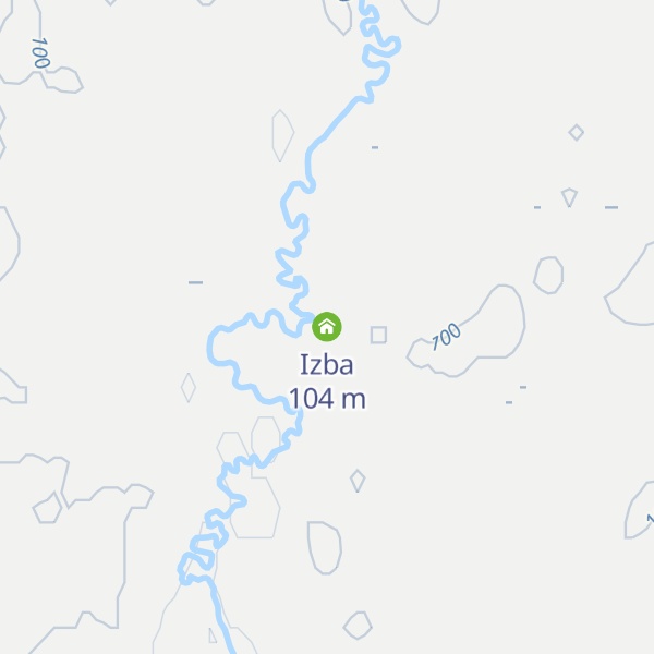Map of Izba