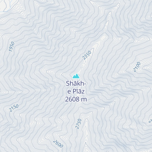 Map of Shākh-e Pīāz