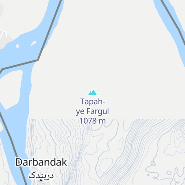 Map of Tapah-ye Fargul