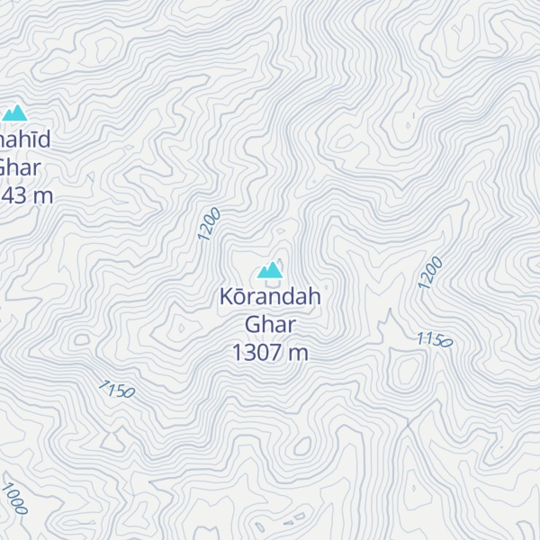 Map of Kōrandah Ghar